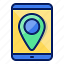 mobile, phone, location, pin, gps, smartphone, map