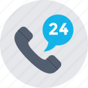 customer service, helpline, receiver, support, twenty four hours