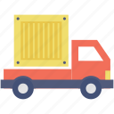 cargo, delivery, shipping, truck, vehicle