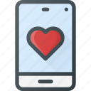 love, message, mobile