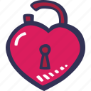 feelings, love, open, padlock, romantic, valentines, valentines day