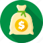 bag, bank, capital, dollars, investment, money, saving 