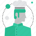 chef, chief, cook, cooking, culinary, kitchen, male