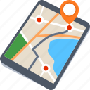 destination, location, map, navigation, route