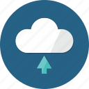 arrows, cloud, direction, orientation, up arrow, upload, uploading