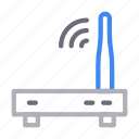 antenna, modem, router, signal, wireless