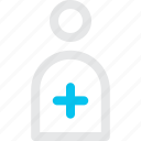 doctor, physician, stethoscope icon