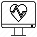 monitor, heart, pulse, cardiology, heart rate, cardiogram, electrocardiogram