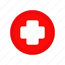 circle, cross, health, hospital, medical