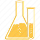 chemistry, experiment, flask, lab, laboratory, science, tube