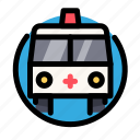 ambulance, cross, health, medical, medicine