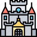 castle, palace, kingdom, medieval, building