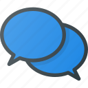 bubble, chat, conversation, message, messages