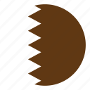 country, flag, middle east, qatar, round, color, nation