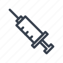 injection, medicine, prick, syringe, treatment