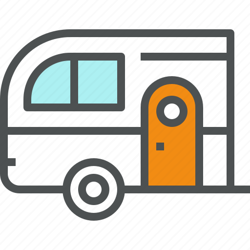 Caravan, tourism, transport, travel, vehicle icon - Download on Iconfinder