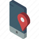 device, function, iso, isometric, location, smartphone