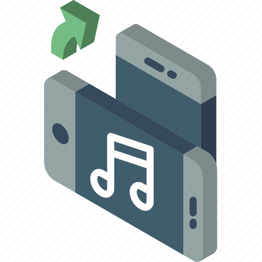 Device, function, iso, isometric, music, rotate, smartphone icon - Download on Iconfinder