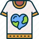 tshirt, shirt, eco, love, earth