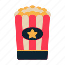 fast food, movie, popcorn, snack, theatre