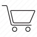 basket, buying, cart, purchase, shopping, trolley