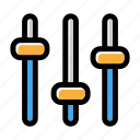 adjustment, equalizer, mixer, music, switcher