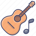 acoustic, guitar, instrument, music