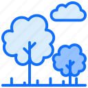 agriculture, nature, tree, cloud, village