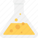 chemical, conical flask, flask, laboratory, research