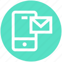 communication, email, envelope, letter, mail, mobile, phone