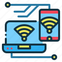 wireless, device, computer, smartphone, network