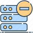 database, hosting, mainframe, minus, networking, server