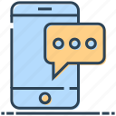 chat, message, mobile, phone, smartphone