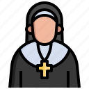 nun, catholic, christian, people, religious