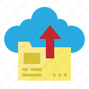 cloud, document, file, folder, upload