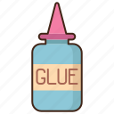 glue, bottle, container