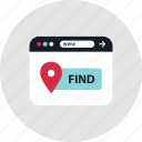 find, look, online, search