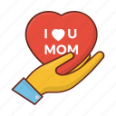 motherday, love, heart, parentday, hand