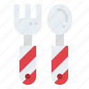 spoon, fork, restaurant, food