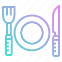 cutlery, eat, food, fork, knife, restaurant