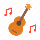 guitar, instrument, music, musical