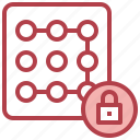 lock, pattern, password, passkey, security