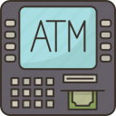 atm, machine, bank, withdraw, money