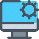 computer, money, online setting, pay, payment, payment icon, setting