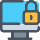 computer, lock, money, padlock, pay, payment, payment icon