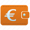 euro, money, pay, payment, wallet