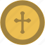 coin, cross, exchange, money, religion 