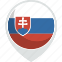 country, flag, nation, slovakia