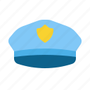 police, cap, cop, hat, guard, uniform, sheriff