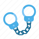 handcuff, arrest, crime, justice, police, chain